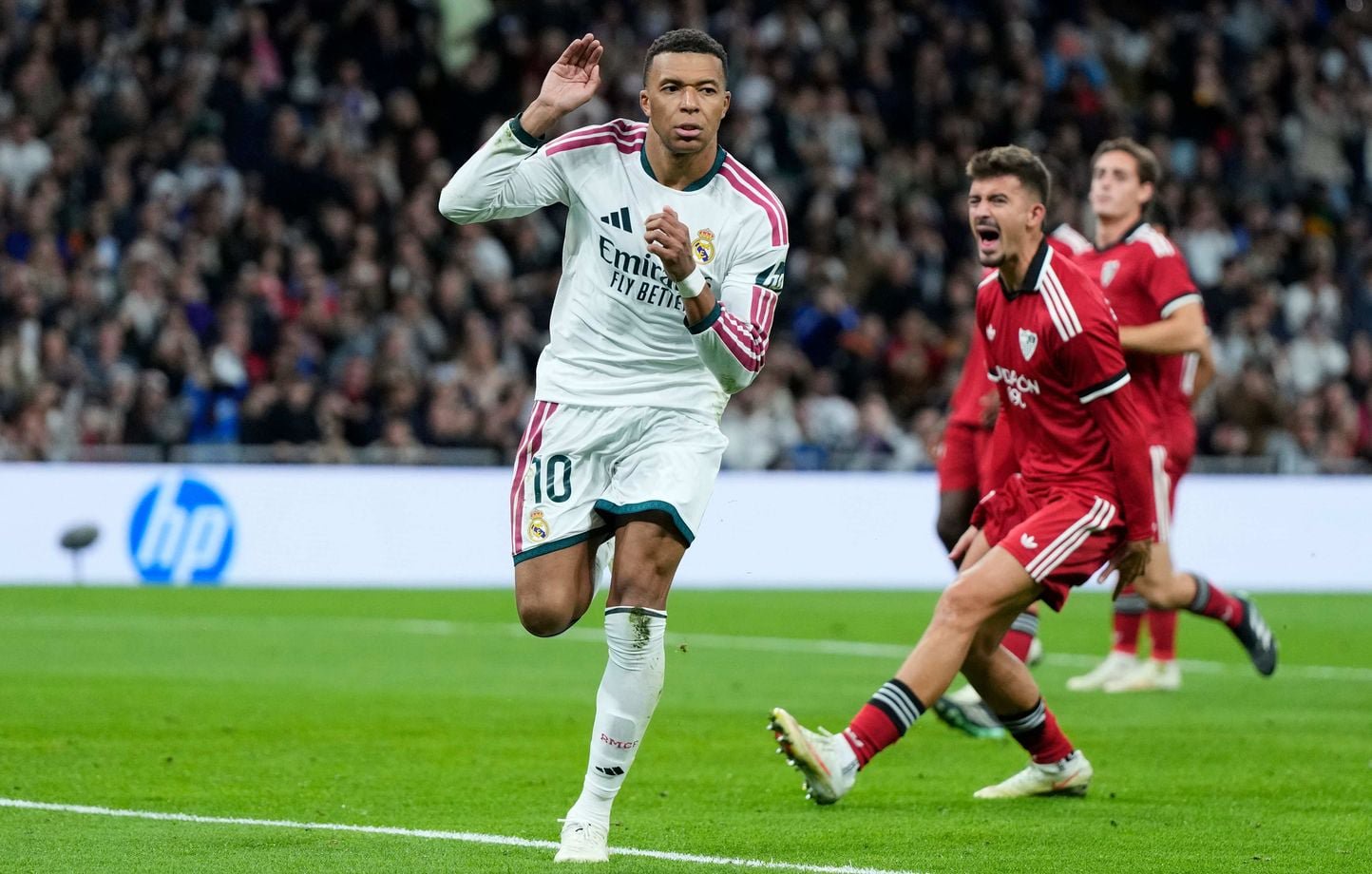 Mbappé et les Madrilènes ont largement battu le FC Séville, dimanche, au Bernabeu. 