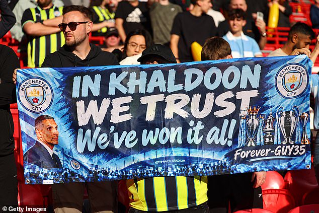 If United fans have seen through their owners, City fans, who are trying to come to terms with the fact that their owners have been found guilty of cheating on an industrial scale between 2009 and 2018, are not quite there yet