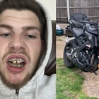 Motorbike rider who had jaw wired shut to save his life issues two-word plea to van drivers