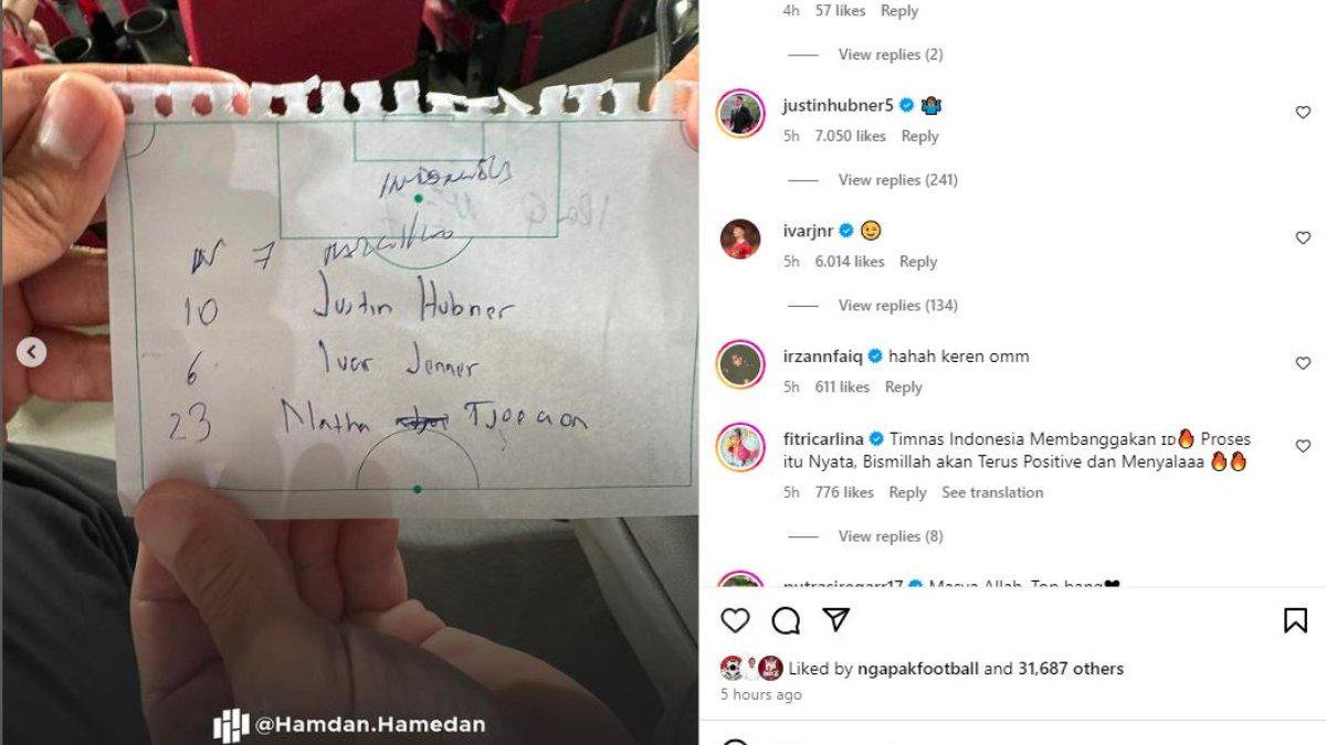 Empat pemain Timnas Indonesia U-23, yakni Justin Hubner, Nathan Tjoe-A-On, Ivar Jenner, dan Marselino Ferdinan dinilai eks pelatih Timnas Italia, Roberto Mancini bisa bermain di Serie B dalam waktu dekat, Minggu, 5 Mei 2024.