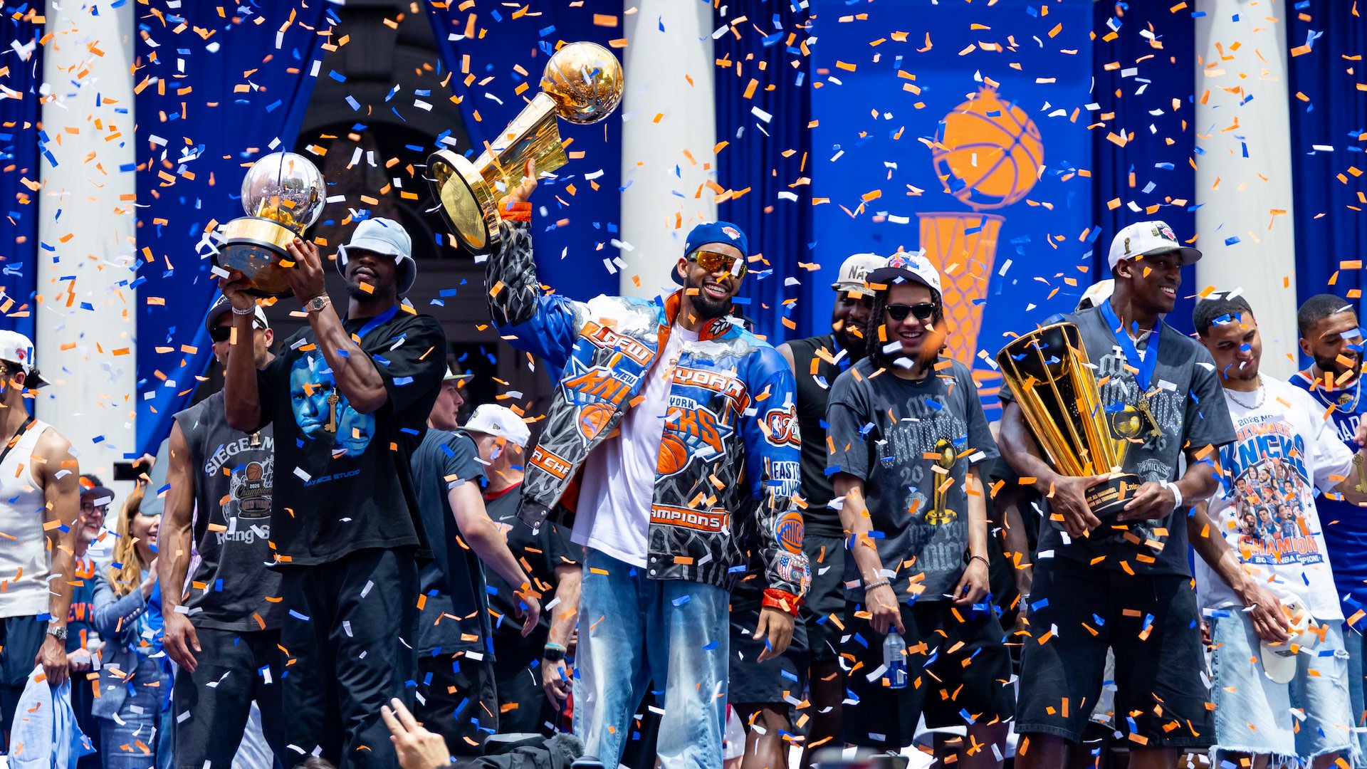 New York Knicks championship celebration.