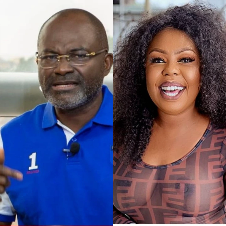 Who did this? - Hilarious cartoon images of Kennedy Agyapong and Afia Schwarzenegger stirs the internet