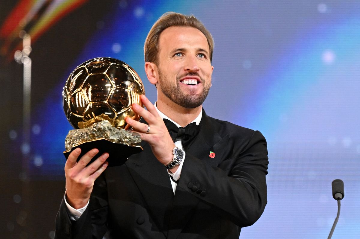 Harry Kane became England's first Ballon d'Or since in 25 years