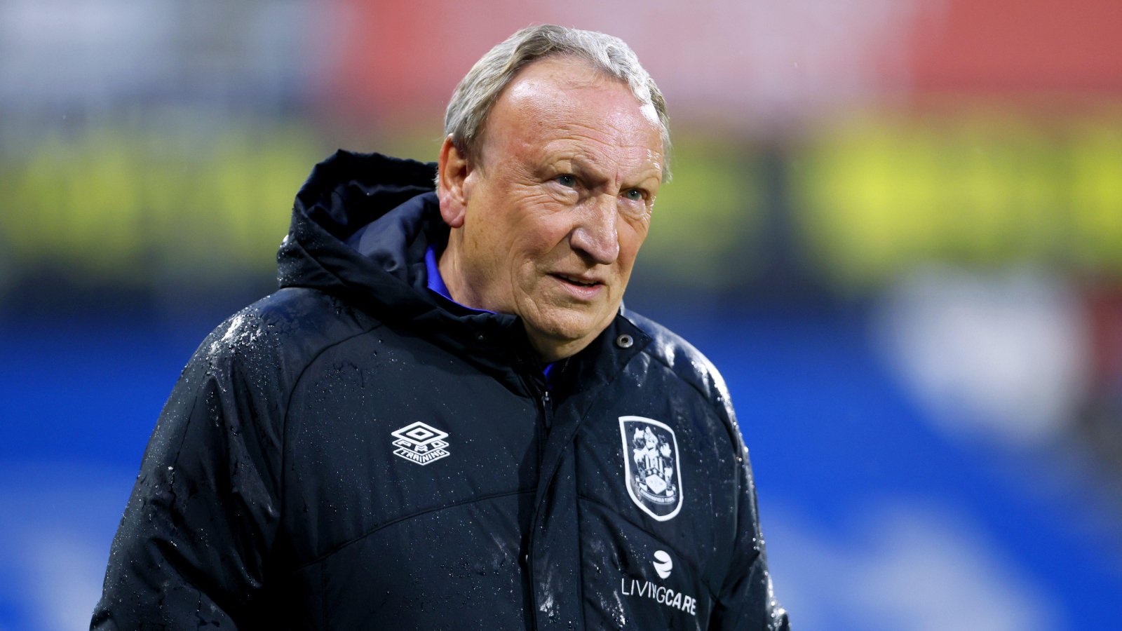 Neil Warnock during the Premier League match between Huddersfield Town and Sheffield United at John Smith's Stadium, Huddersfield, May 2023.