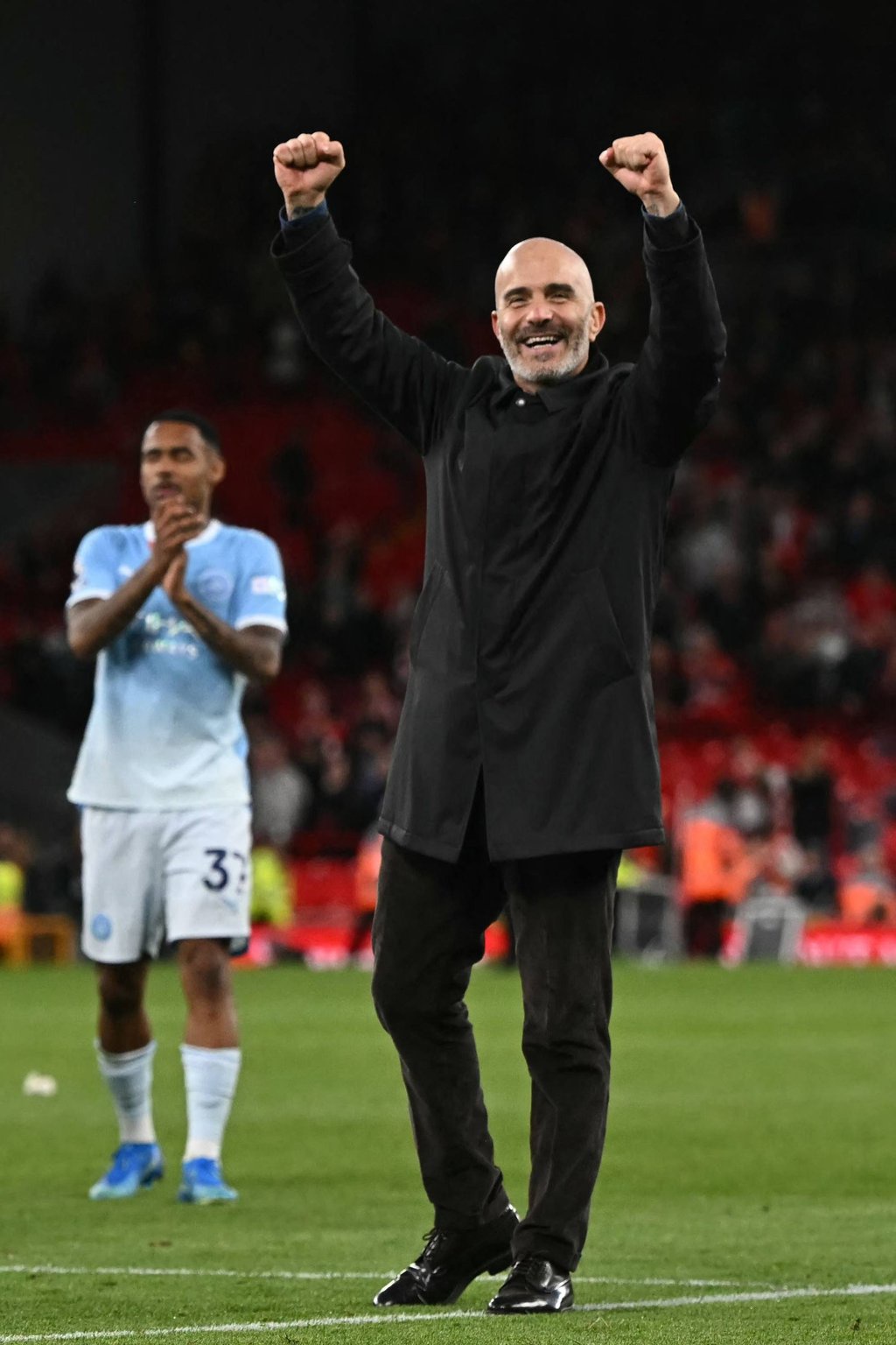 Manchester City manager Enzo Maresca says he “completely trusts” the club. Photo: AFP