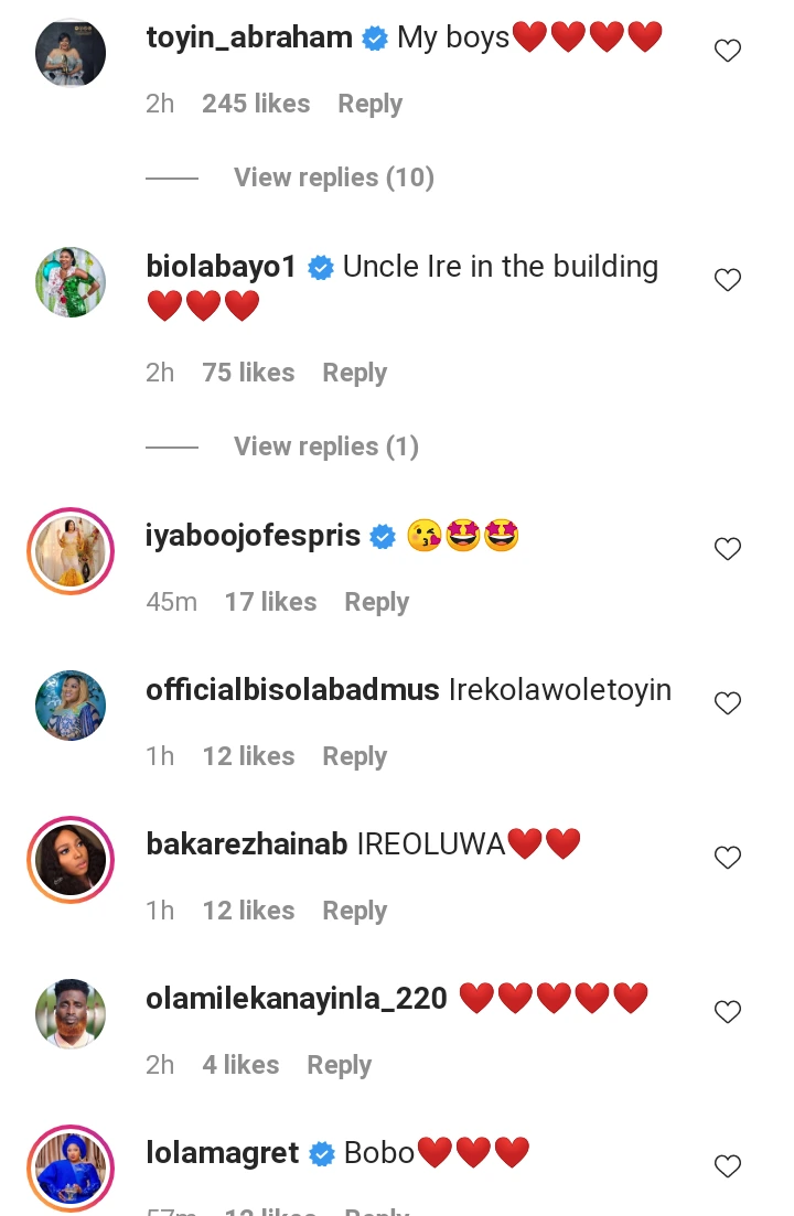 Iyabo Ojo, Toyin Abraham, Lola Margaret, Others React To Kolawole Ajeyemi's New Post