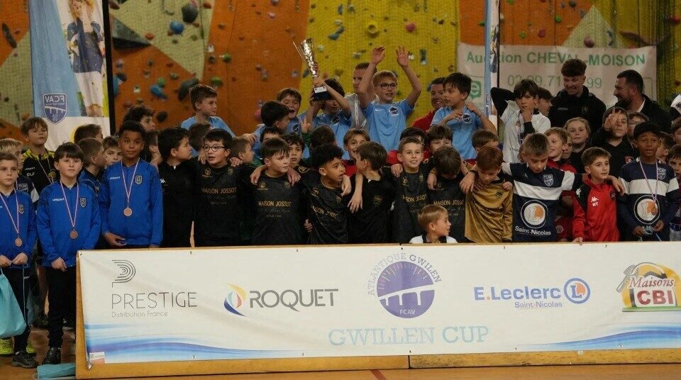 L'équipe U11 de la Garde du Pont de Marzan (Morbihan) a remporté la Gwilen'CUP Futsal en 2025.