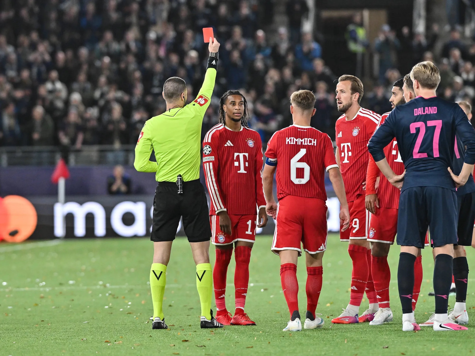 German media deliver Michael Olise verdict after 'inexcusable' red card vs Viking