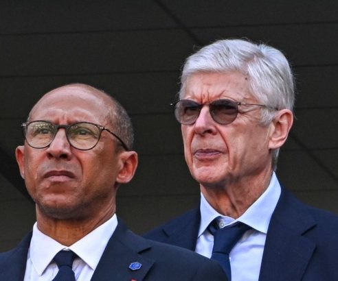 Philippe Diallo et Arsène Wenger