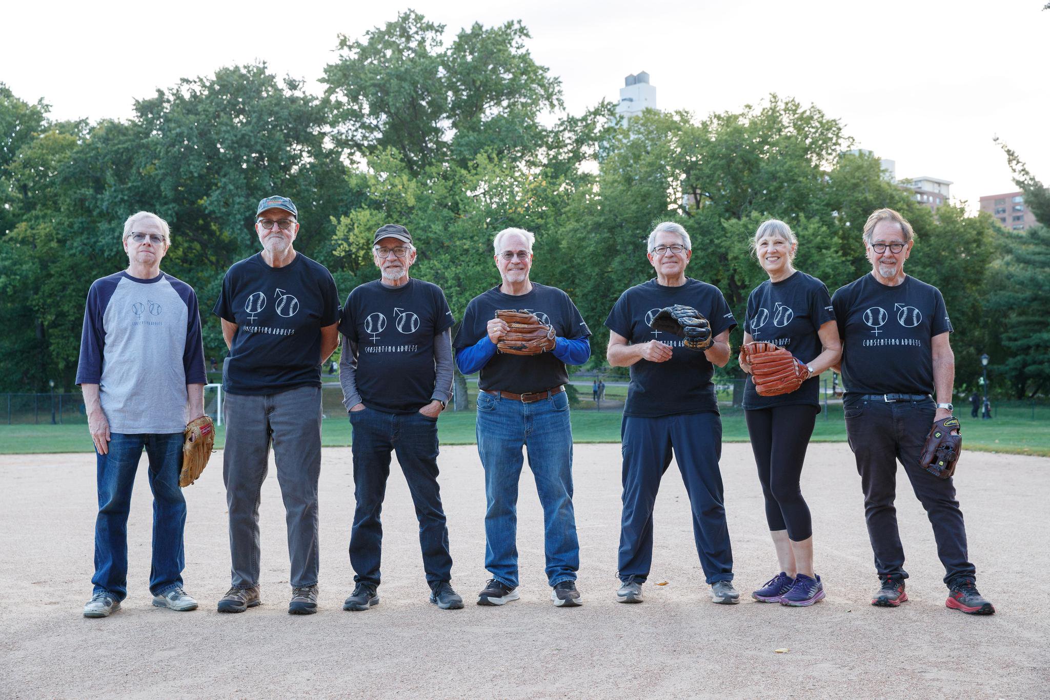 From left to right: Greg Czuchlewski, Willi Blumer, Keith Eisenstark, Terence Hanrahan, Michael Titowsky, Carol Baird, and Jim Rouen. 