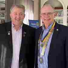 New Rotary president inducted