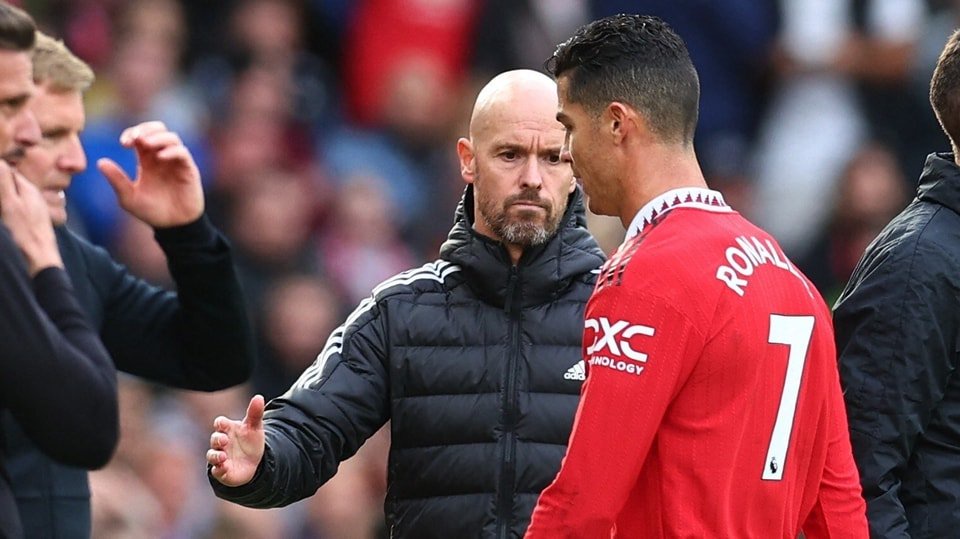 Erik ten Hag breaks silence on Cristiano Ronaldo rift at Manchester United after four years. (REUTERS)