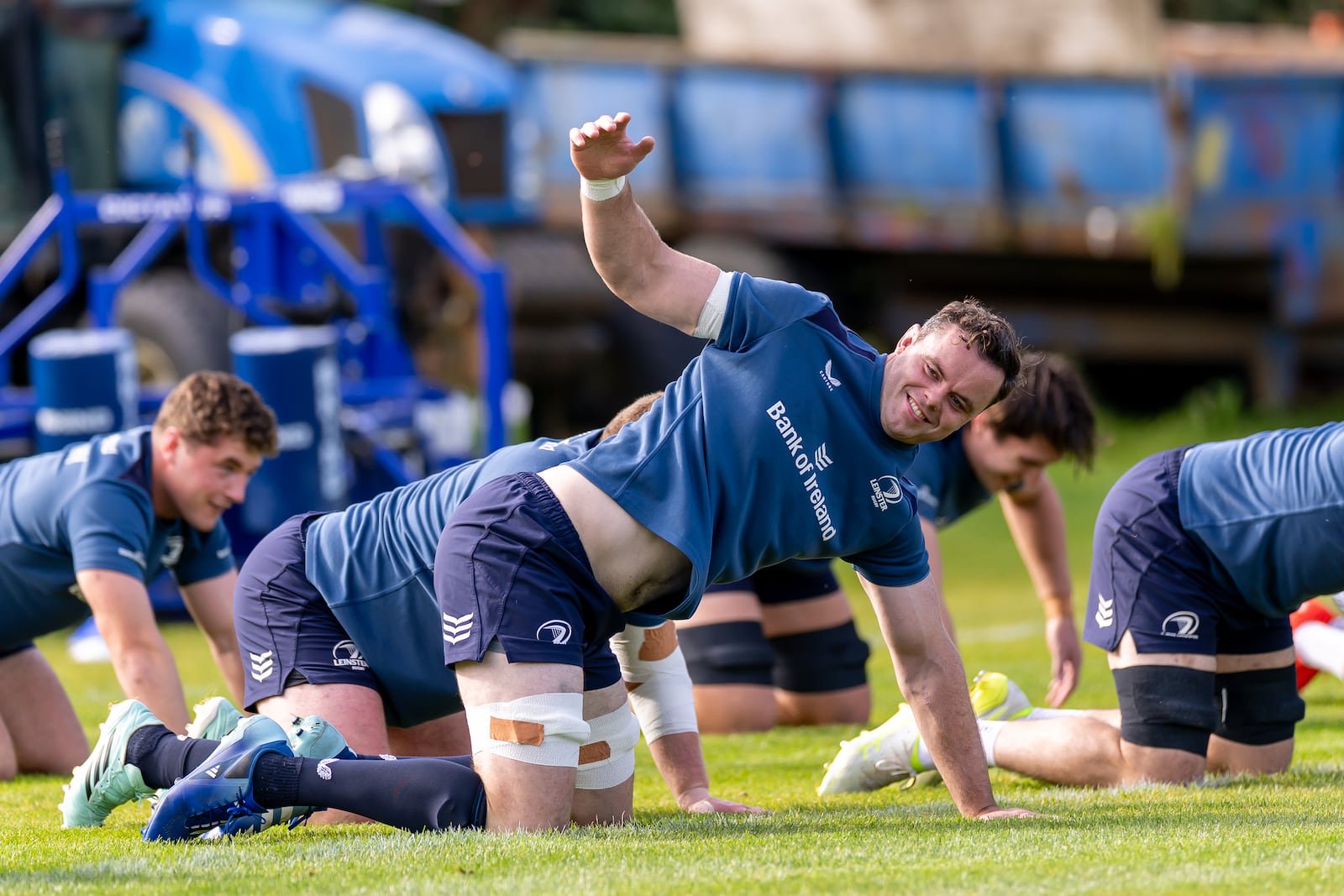 Leinster's James Ryan during training ahead of their Champions Cup match against Clermont. Photograph: Morgan Treacy/Inpho