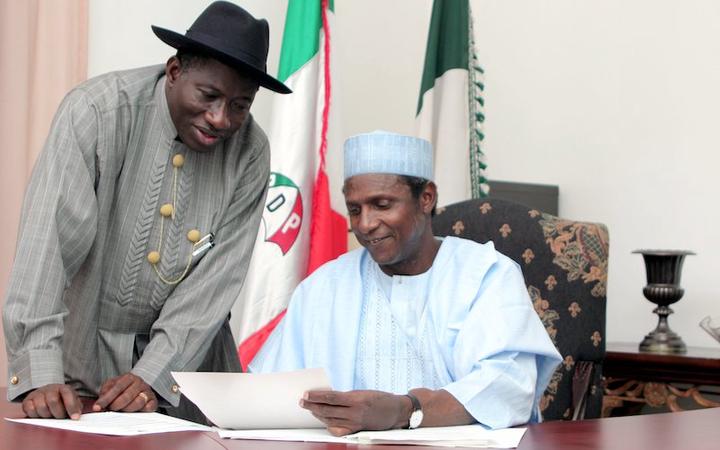 12 years after, Jonathan pays tribute to former President Yar'adua