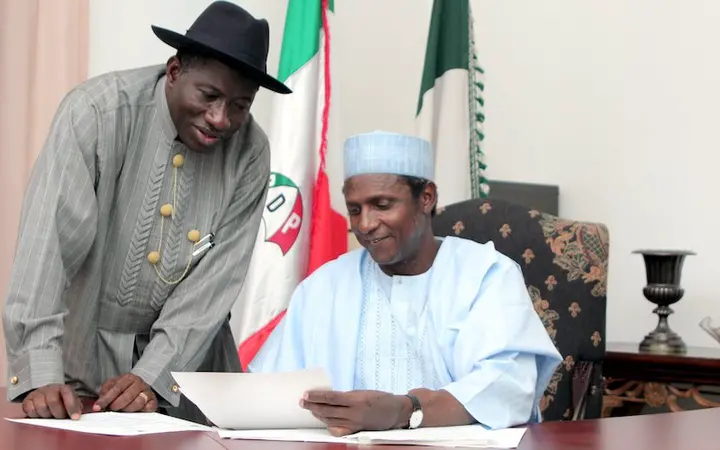 12 years after, Jonathan pays tribute to former President Yar'adua