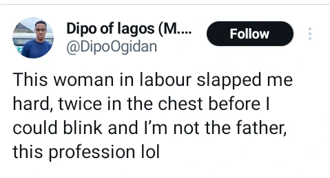 Nigerian doctor narrates how pregnant woman in labour slapped him