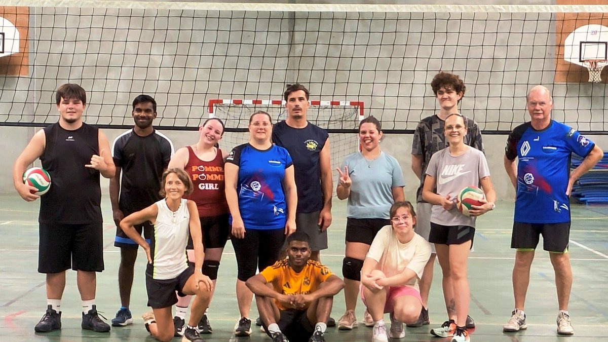 Lalbenque Multisports restarts volleyball and badminton training