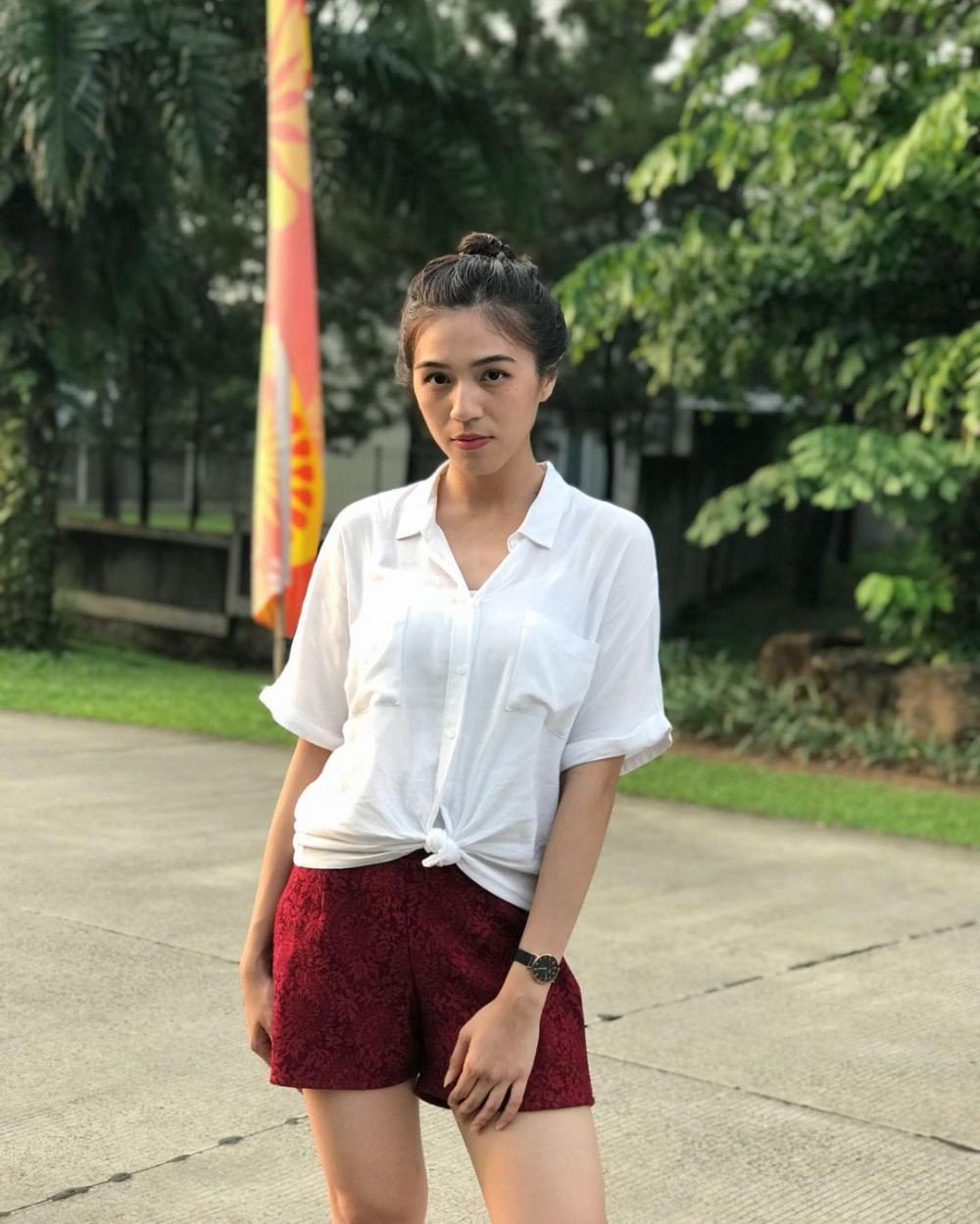 9 Padu Padan Short Pants ala Gaby Warouw, Nyaman buat Acara Santai