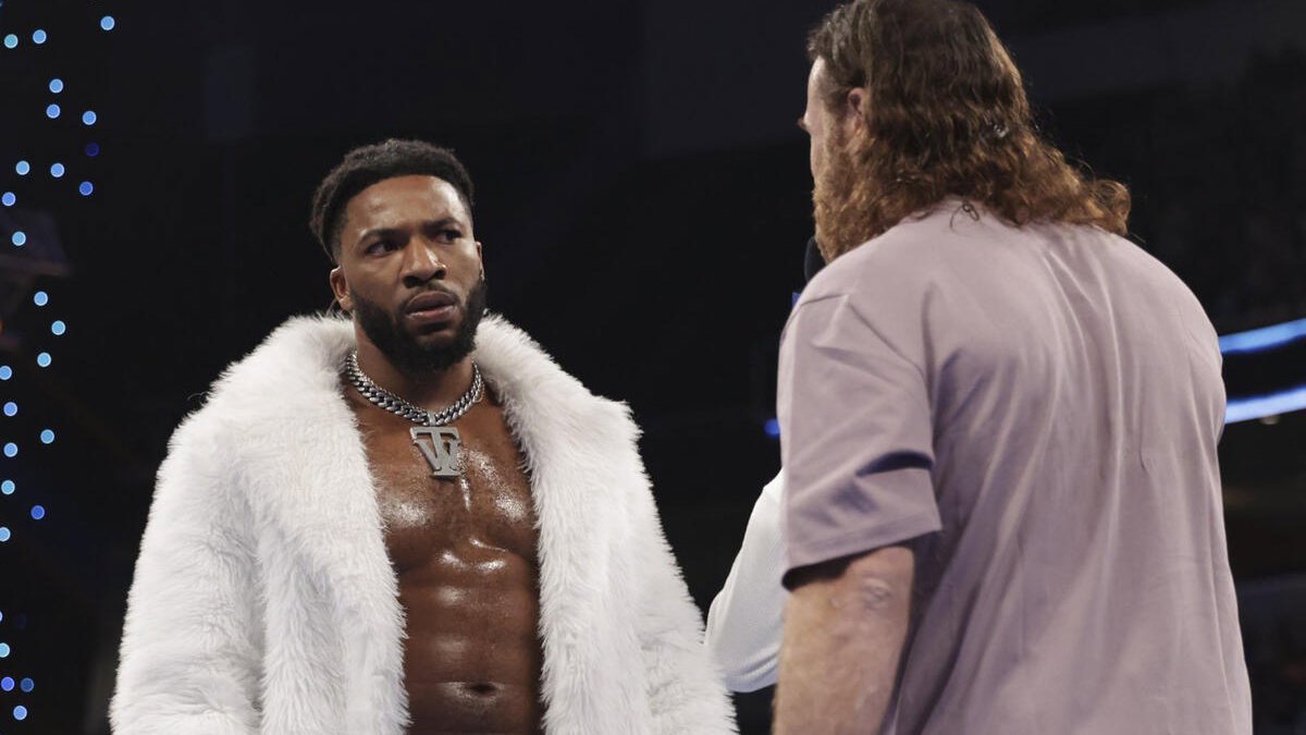 WWE stars Trick Williams and Sami Zayn