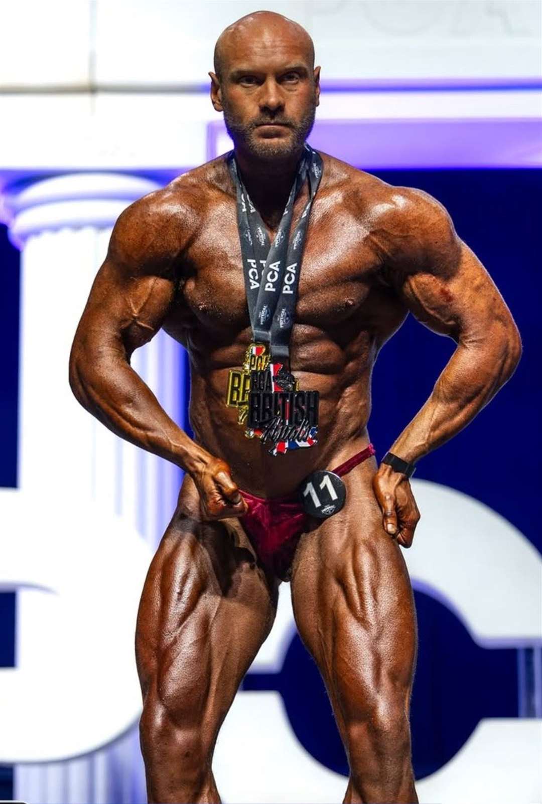 Christchurch bodybuilder Jonathan Griffiths was crowned Mr Britain 2026