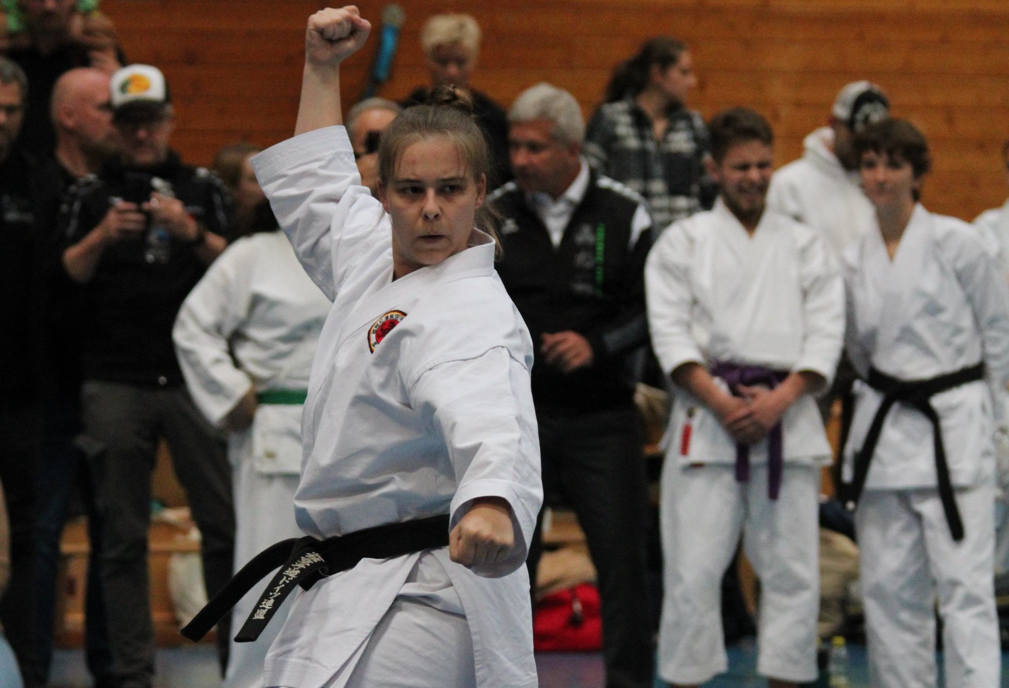 Erneut Deutschlands Beste: Alina Scholz vom SV Greven verteidigte bei den Deutschen Karate-Meisterschaften des S.K.I.D. in Münster-Wolbeck erfolgreich ihren Titel im Kata-Wettbewerb.