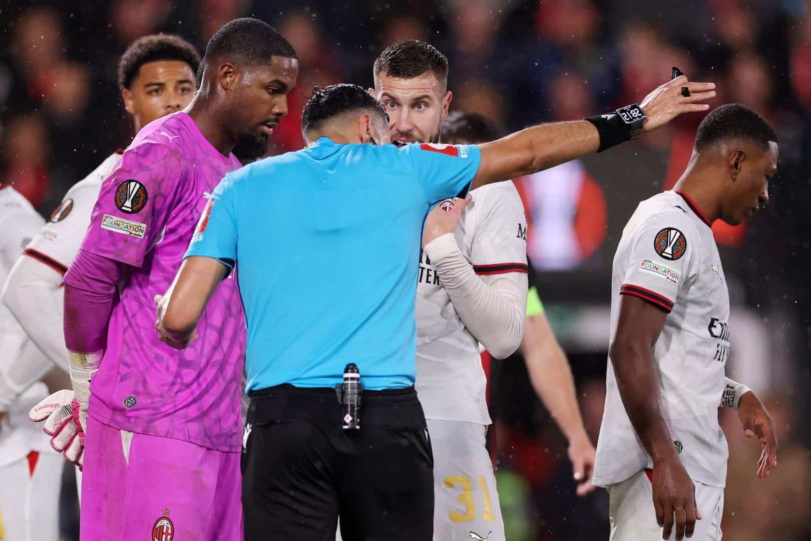 Mike Maignan, international français et ancien du LOSC, gardien de l'AC Milan.
