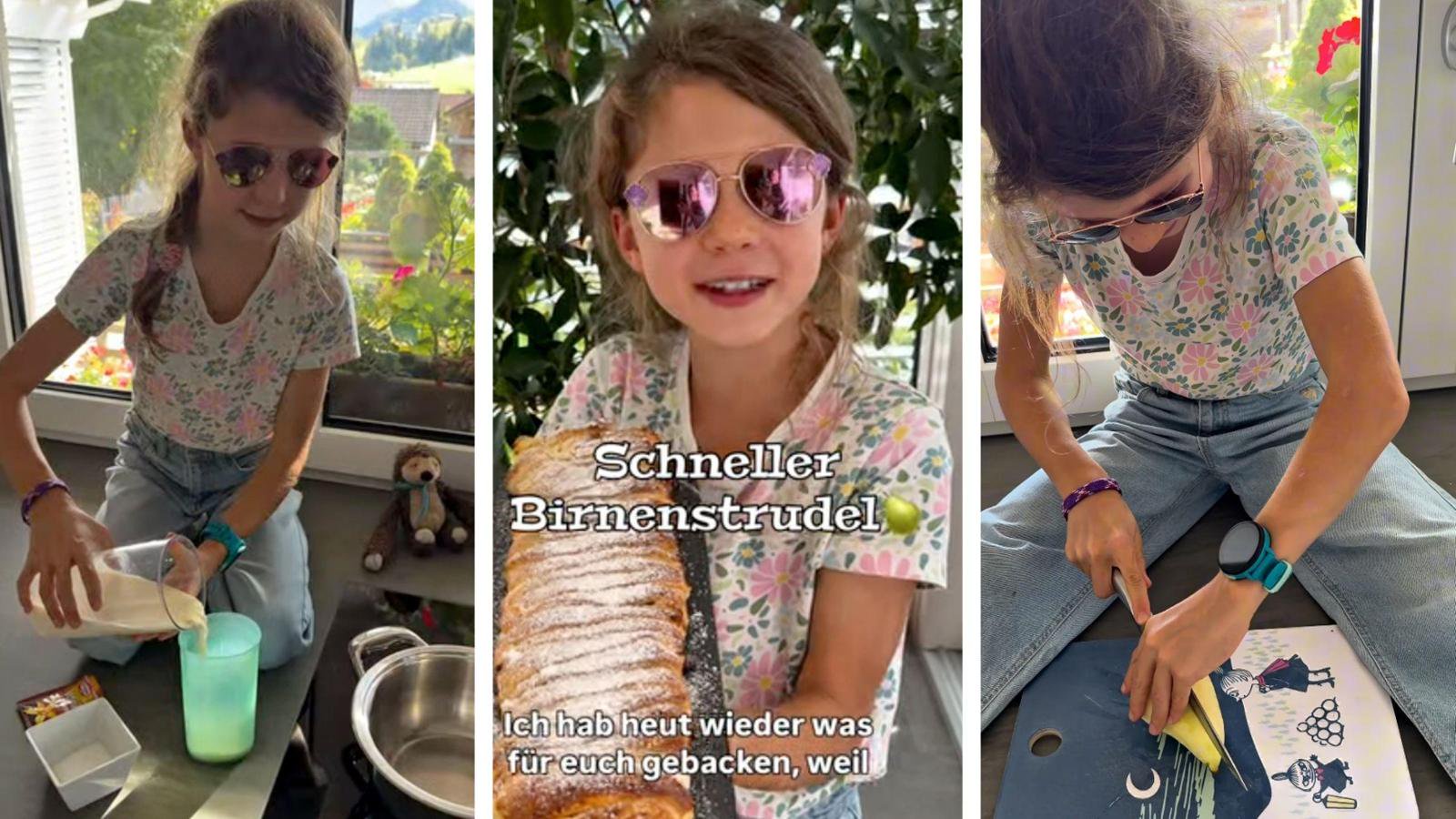 Das Talent von der Mama geerbt? Greta eifert Evi Sachenbacher-Stehle nach.