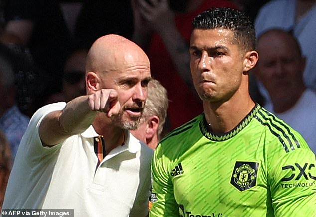 The current head coach was forced to answer to an inflammatory interview from one of his predecessors Erik ten Hag