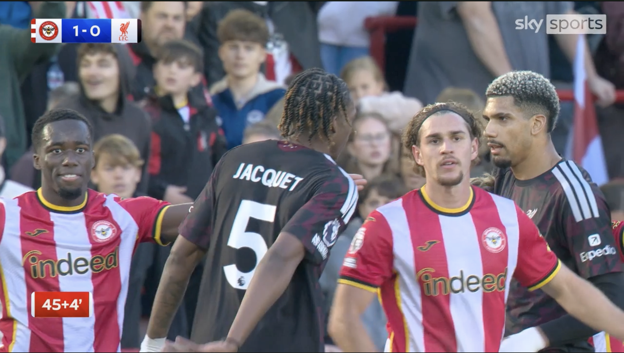 Flashpoint: Yehor Yarmoliuk was sent-off for Brentford against Liverpool (Sky Sports)
