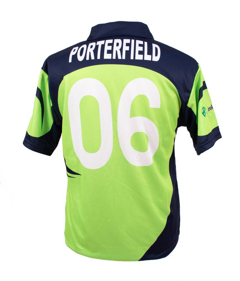 William Porterfield's cricket jersey (Australian Sports Museum)