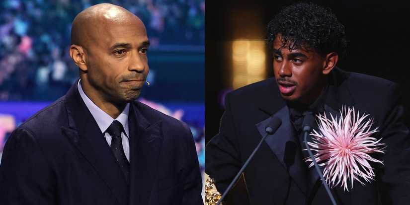 Thierry Henry and Lamine Yamal
