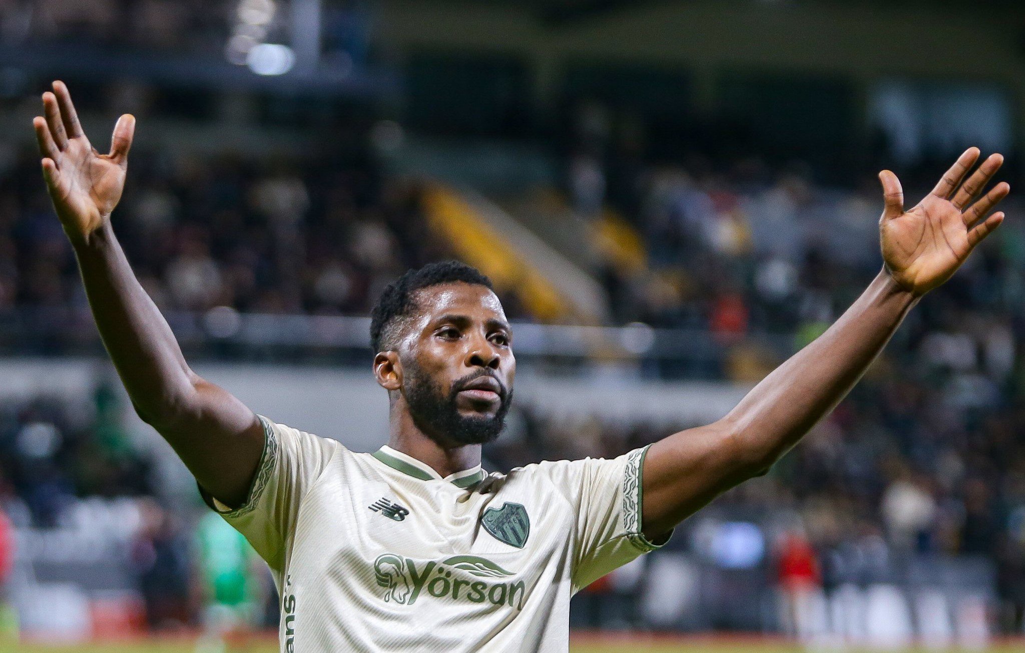 Kelechi Iheanacho celebrates his goal Credit: Bursaspor