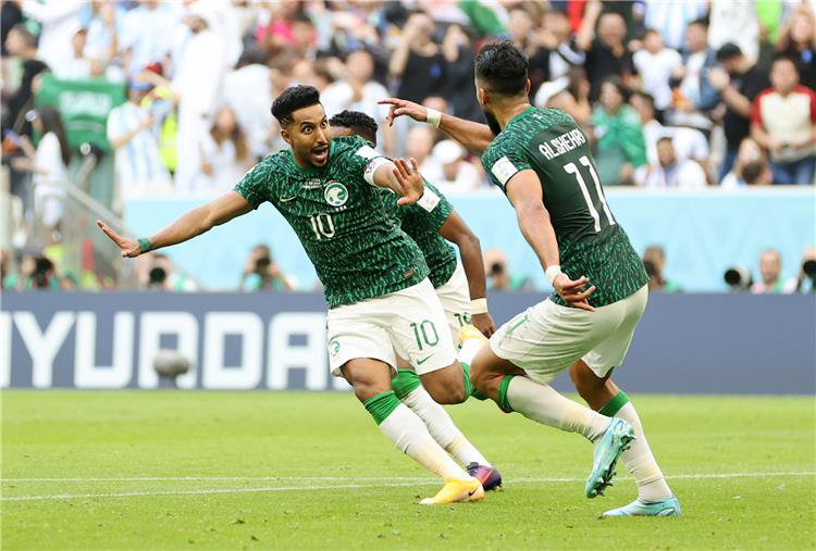 السعودية تفوز على الارجنتين في كاس العالم