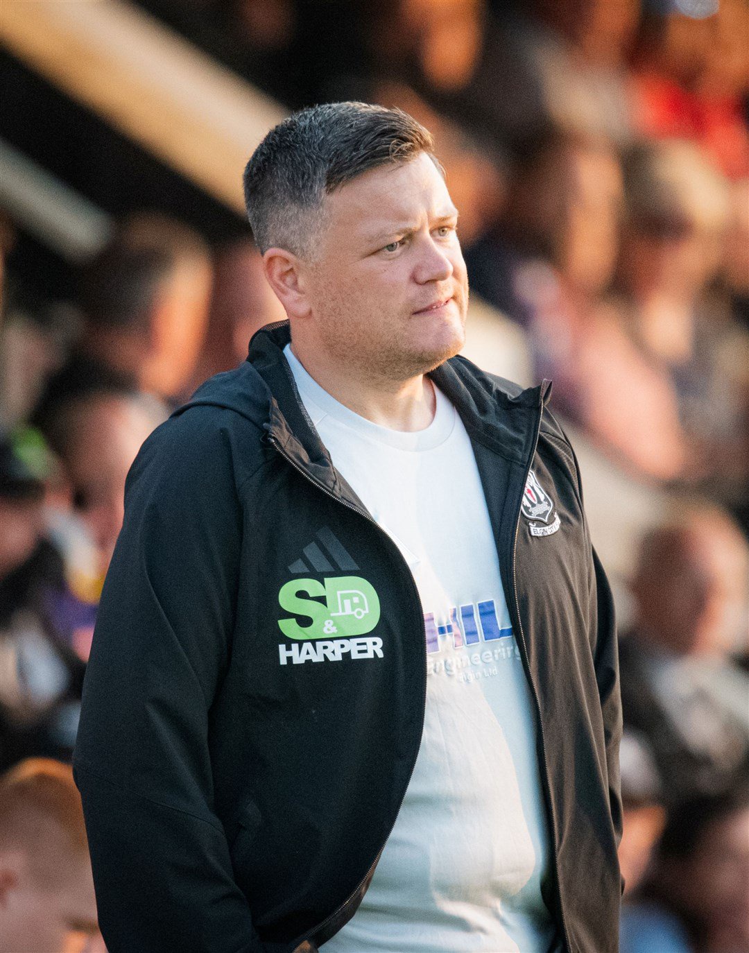Elgin manager Stefan Laird. Picture: Daniel Forsyth