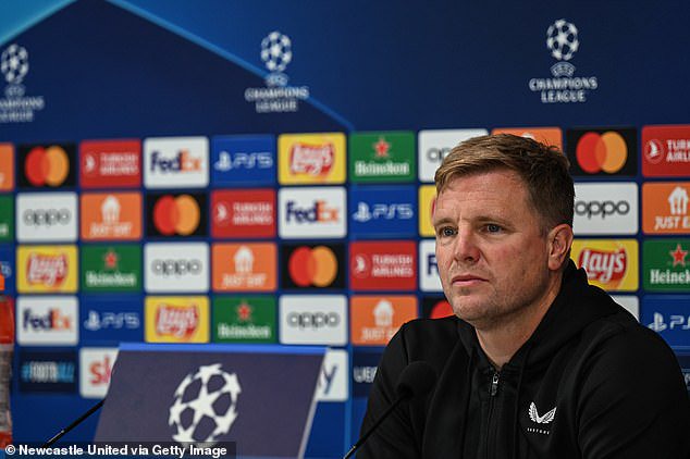 Howe should have been talking about his first ever Champions League game and the club could be punished after he arrived two hour late for his press conference