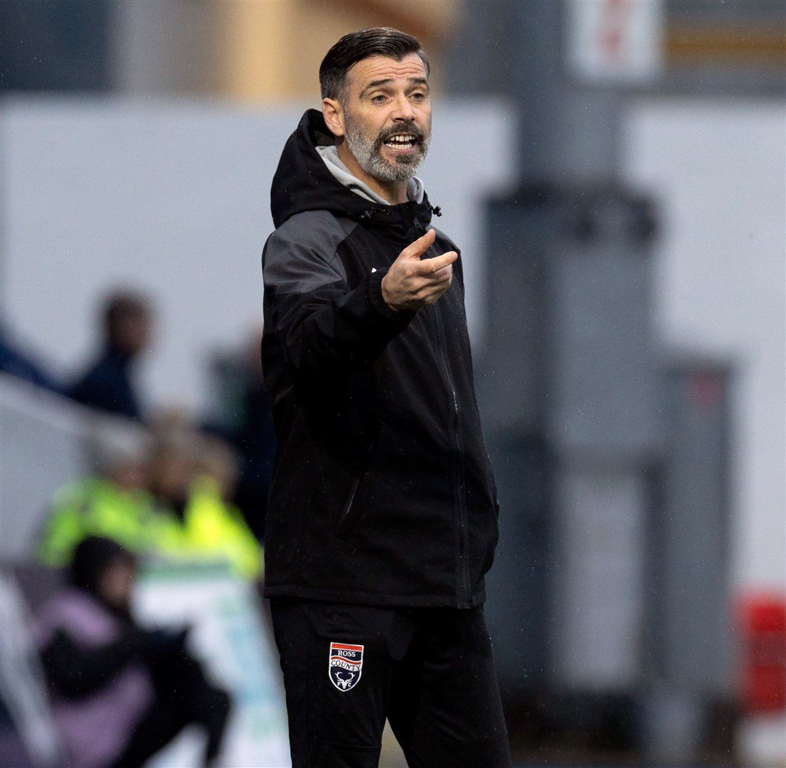 Stuart Kettlewell felt Ross County were good enough to take all three points against Hamilton. Picture: Ken Macpherson