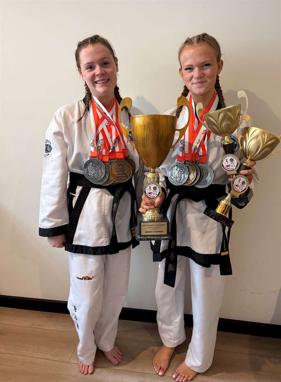 Laura Stewart and Lily Fraser.