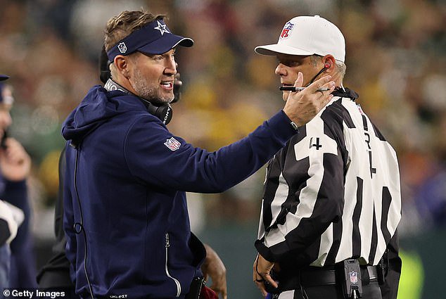 Fans and coaches were irate with officials who called over 200 yards of penalties in the Sunday Night Football game between the Dallas Cowboys and Green Bay Packers