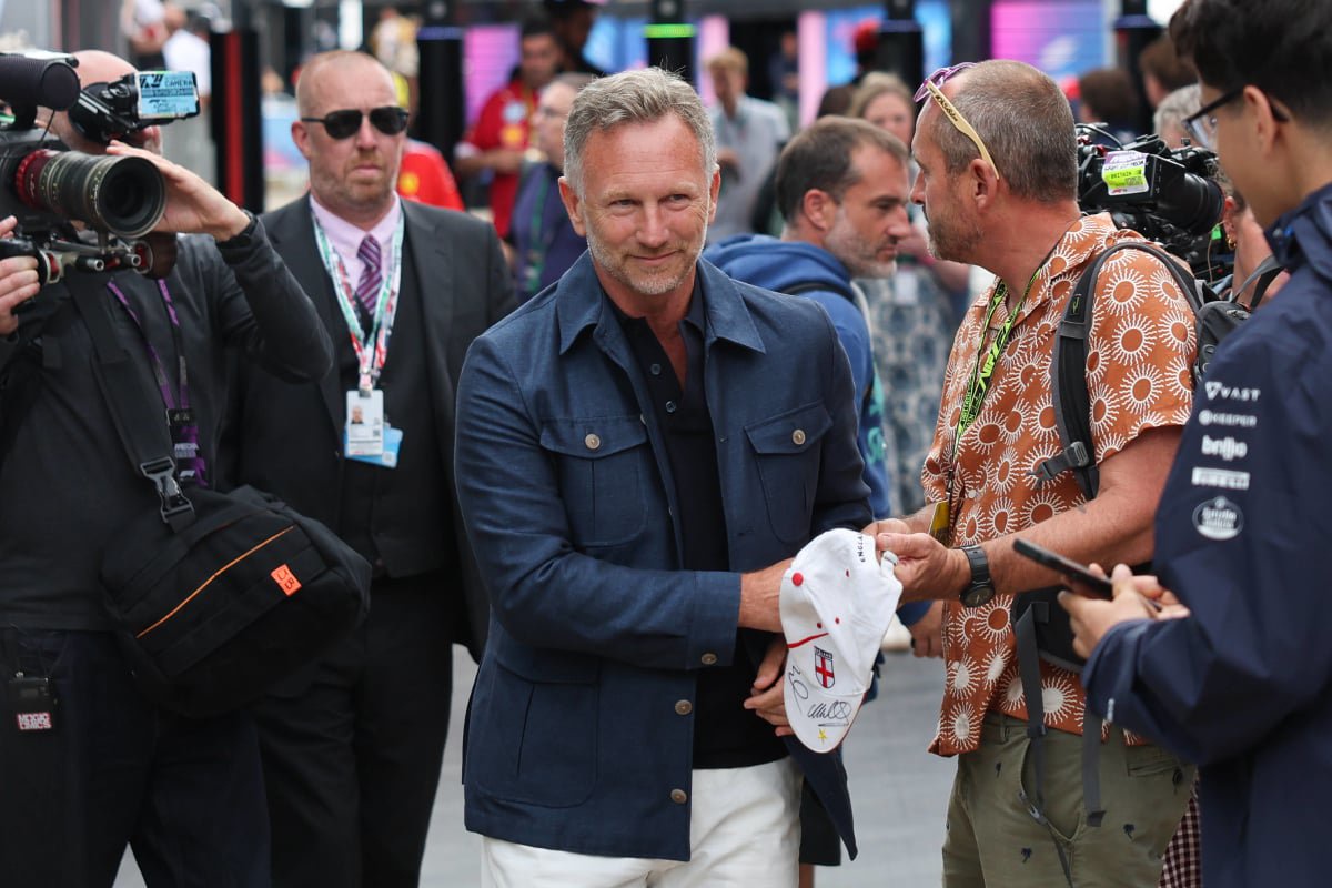 Christian Horner at the British Grand Prix — Photo: © IMAGO