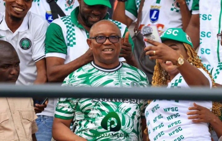 Bashir Ahmad's Reaction to Peter Obi's Presence at Nigeria vs Angola Quarterfinal Match in Cote D'Ivoire