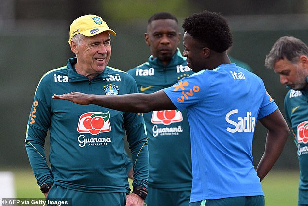 Ancelotti is coach of the Brazil team but there is a sense with him of unfinished business in the Premier League