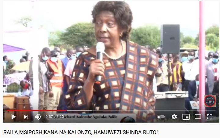 "Huyu Mtu Atawashinda" Ngilu Delivers a Shocker to Raila ...