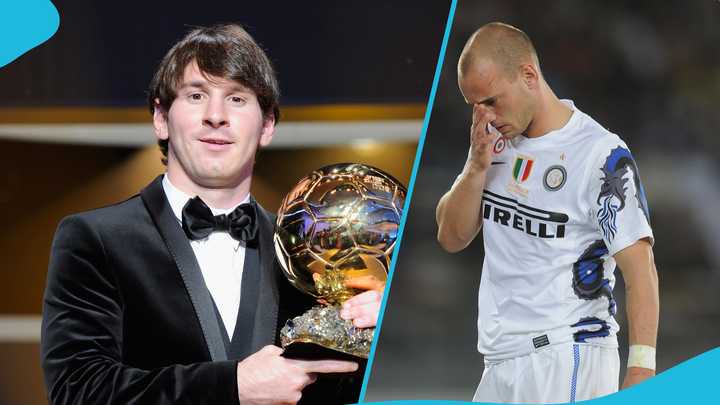 Wesley Sneijder, 2010 Ballon d’Or, Lionel Messi, 2010 Ballon d'Or controversy, Inter Milan treble, Netherlands 2010 World Cup, 2010 World Cup final, Jose Mourinho Inter Milan, Xavi and Andrés Iniesta, football awards.