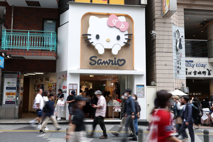 A Sanrio store in the Ikebukuro district of Tokyo, Japan, on June 14, 2026.