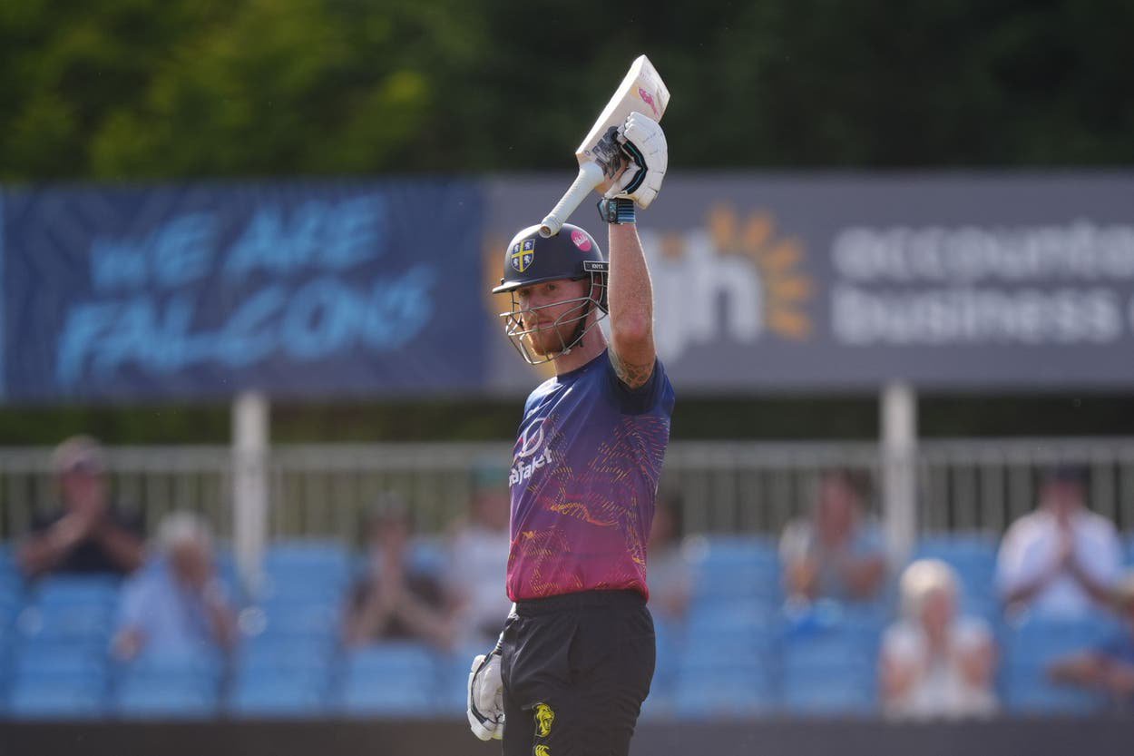 Ben Stokes reached a century on his return to List-A cricket (Mike Egerton/PA)