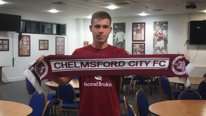 Frankie Terry joins on a youth loan from Colchester United – Chelmsford City FC
