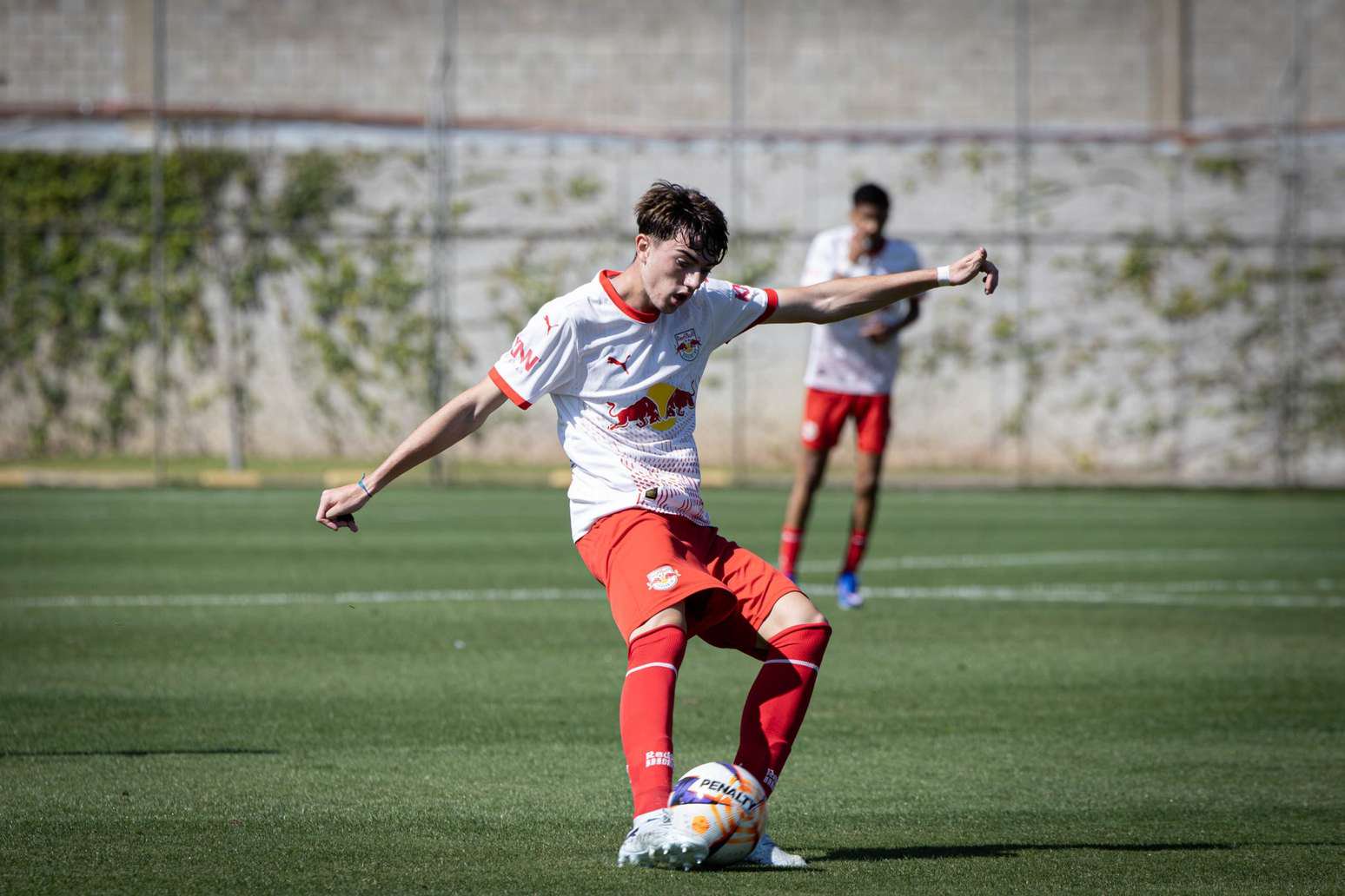 Felipe Piovesana, jogador do time sub-15 do Red Bull Bragantino. 