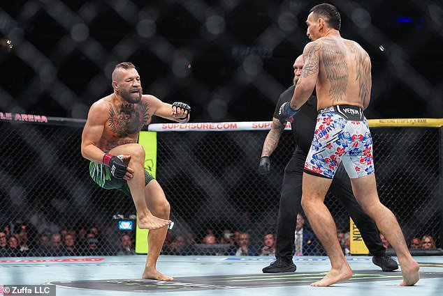 Conor McGregor suffered a devastating knee injury in his comeback this summer