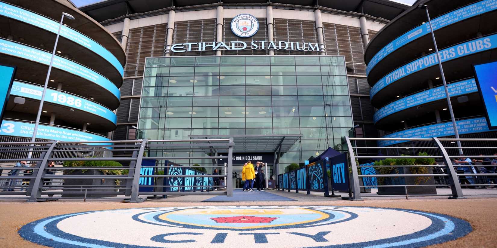 The Etihad Stadium, the home of Manchester City