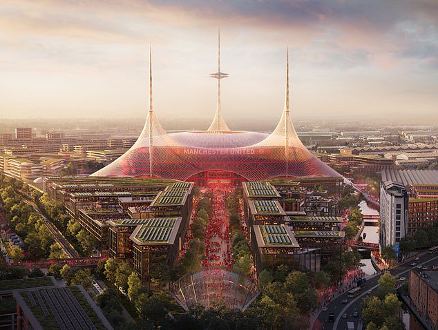 Man United's plan for a new 100,000-seat stadium may not include the controversial canopy